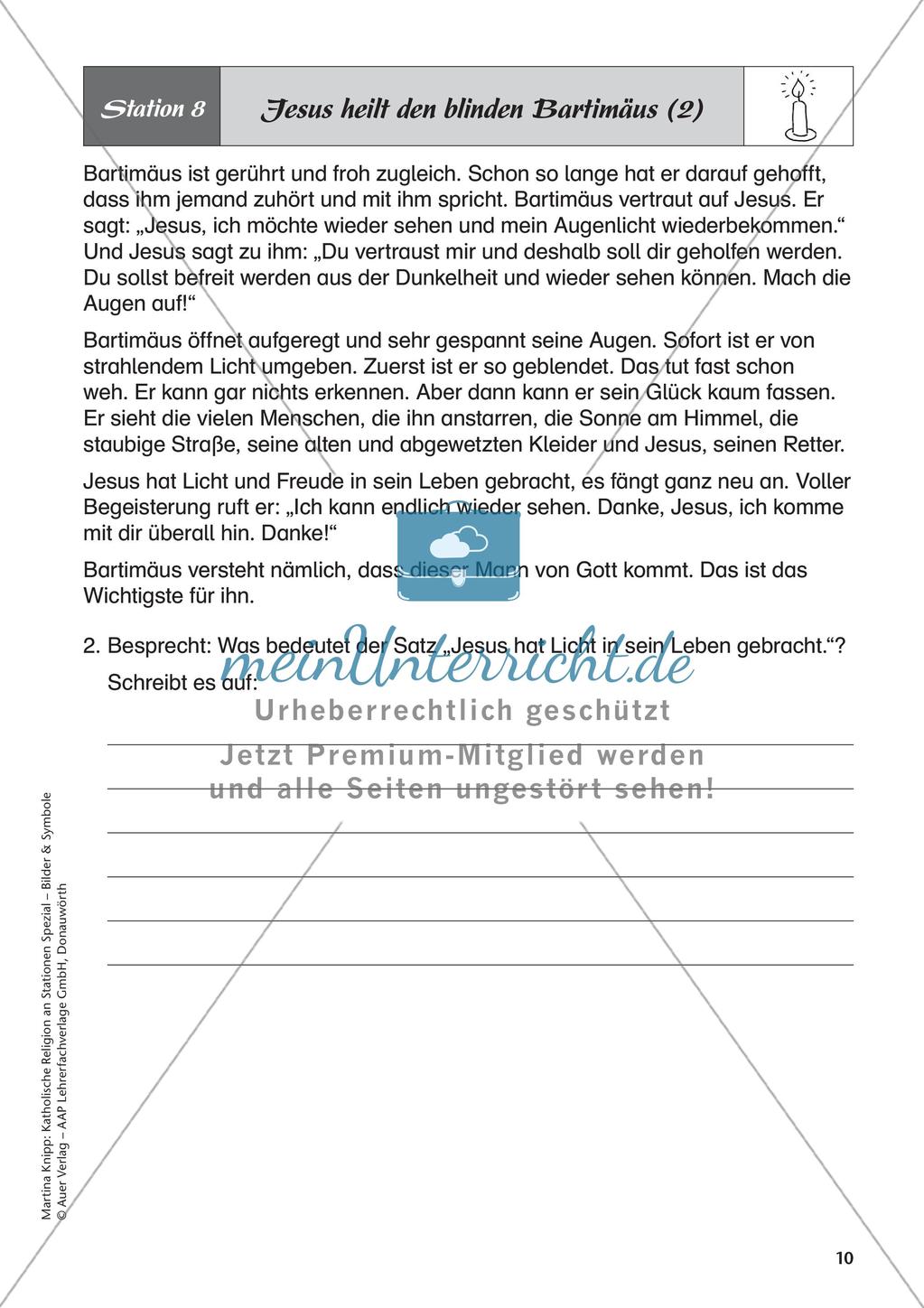 Kath. Religion an Stationen: Symbol Licht Preview 12