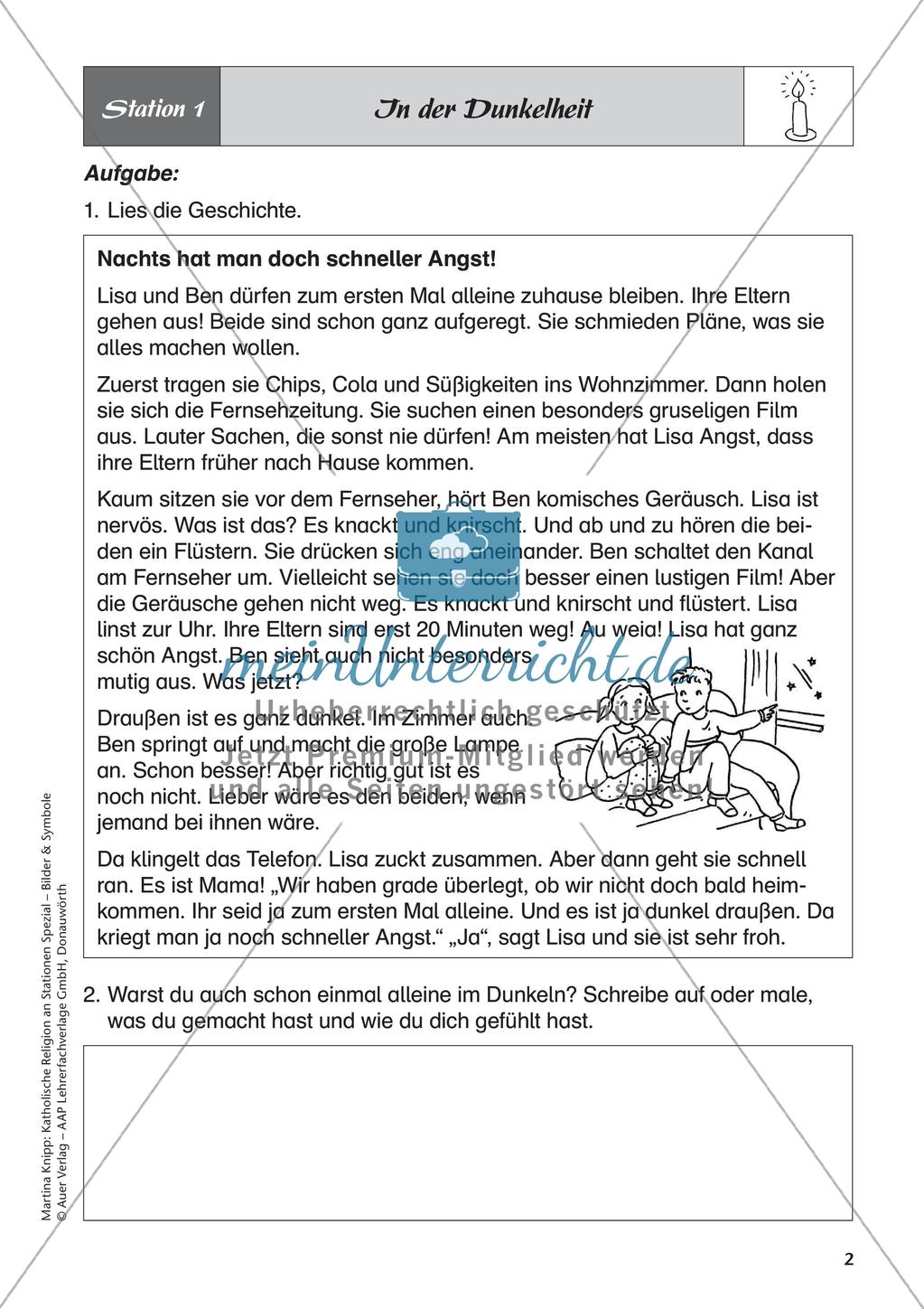 Kath. Religion an Stationen: Symbol Licht Preview 4