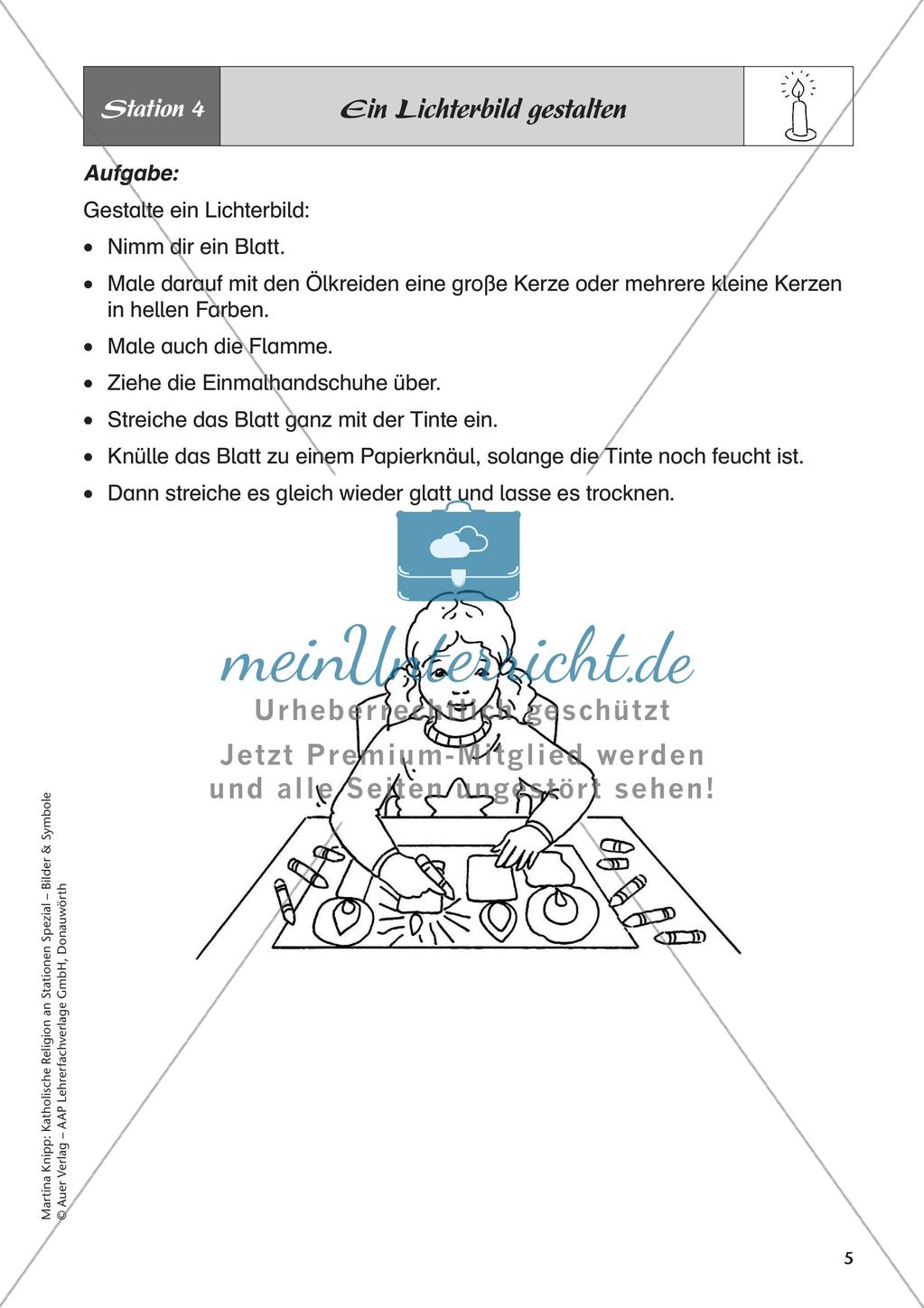 Kath. Religion an Stationen: Symbol Licht Preview 7