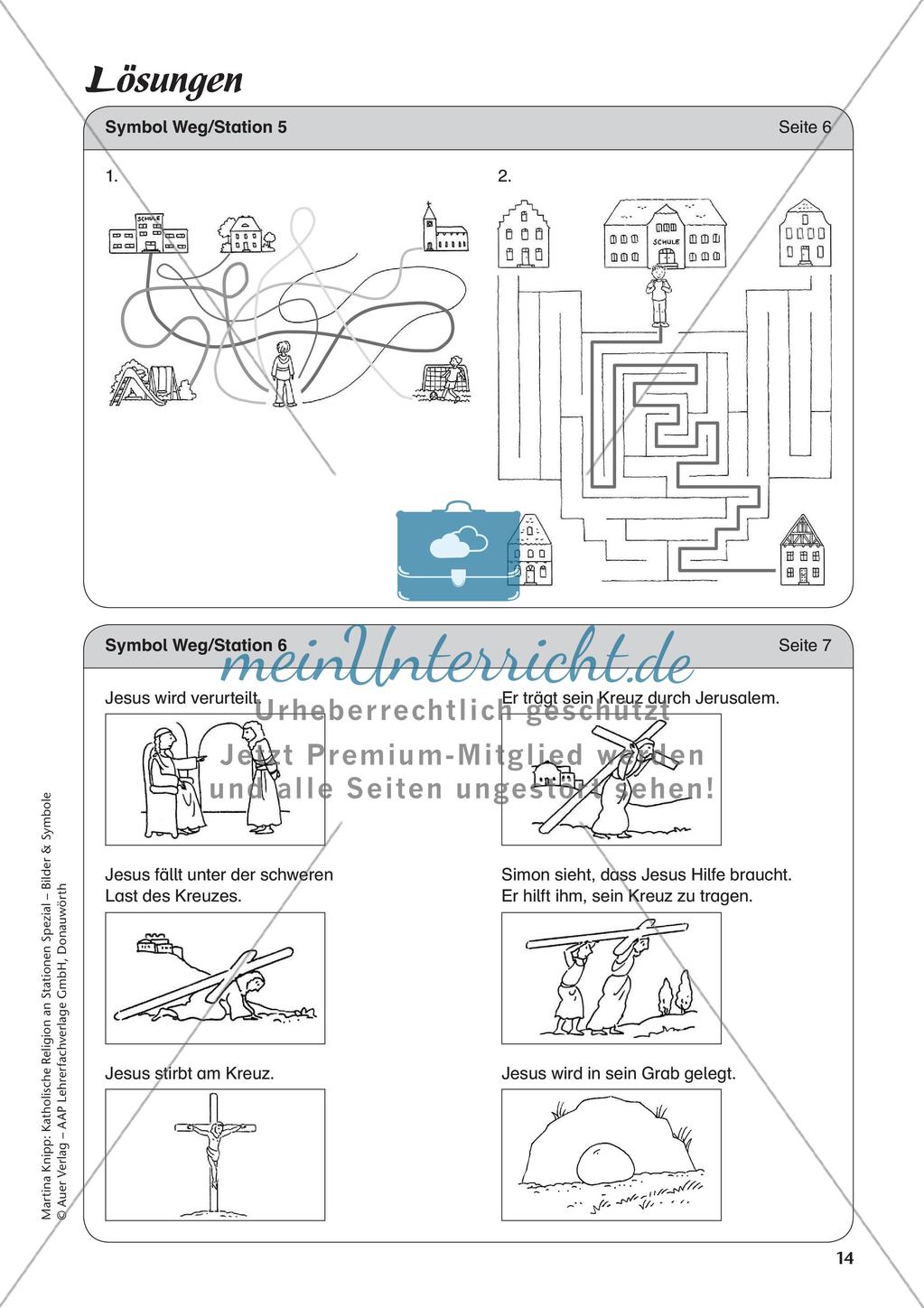 Kath. Religion an Stationen: Symbol Weg Preview 16
