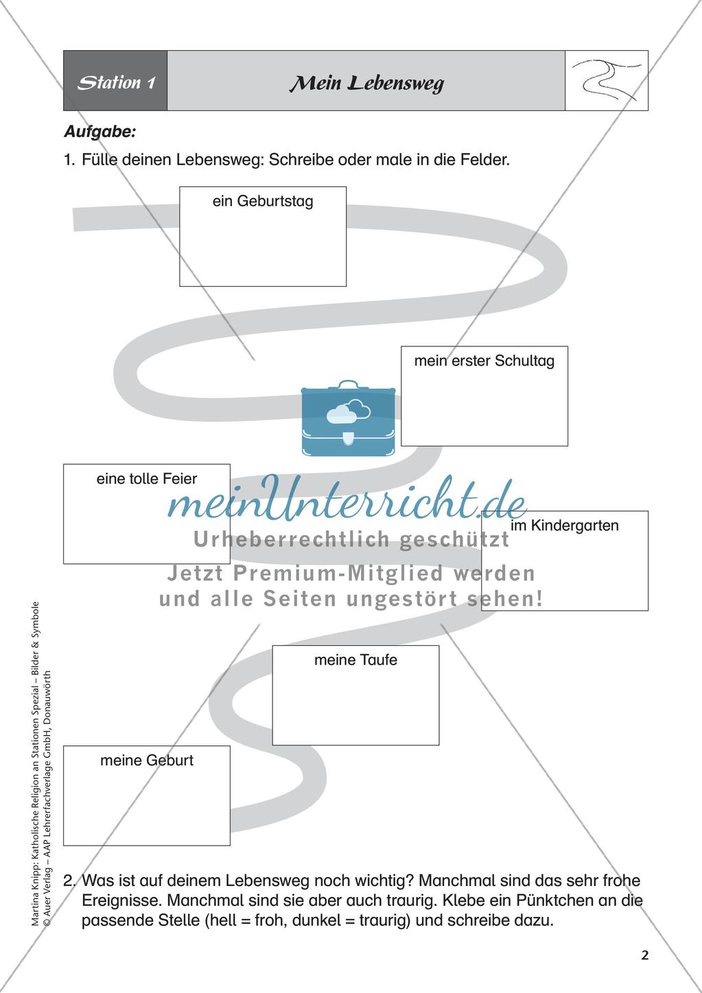 Kath. Religion an Stationen: Symbol Weg Preview 4