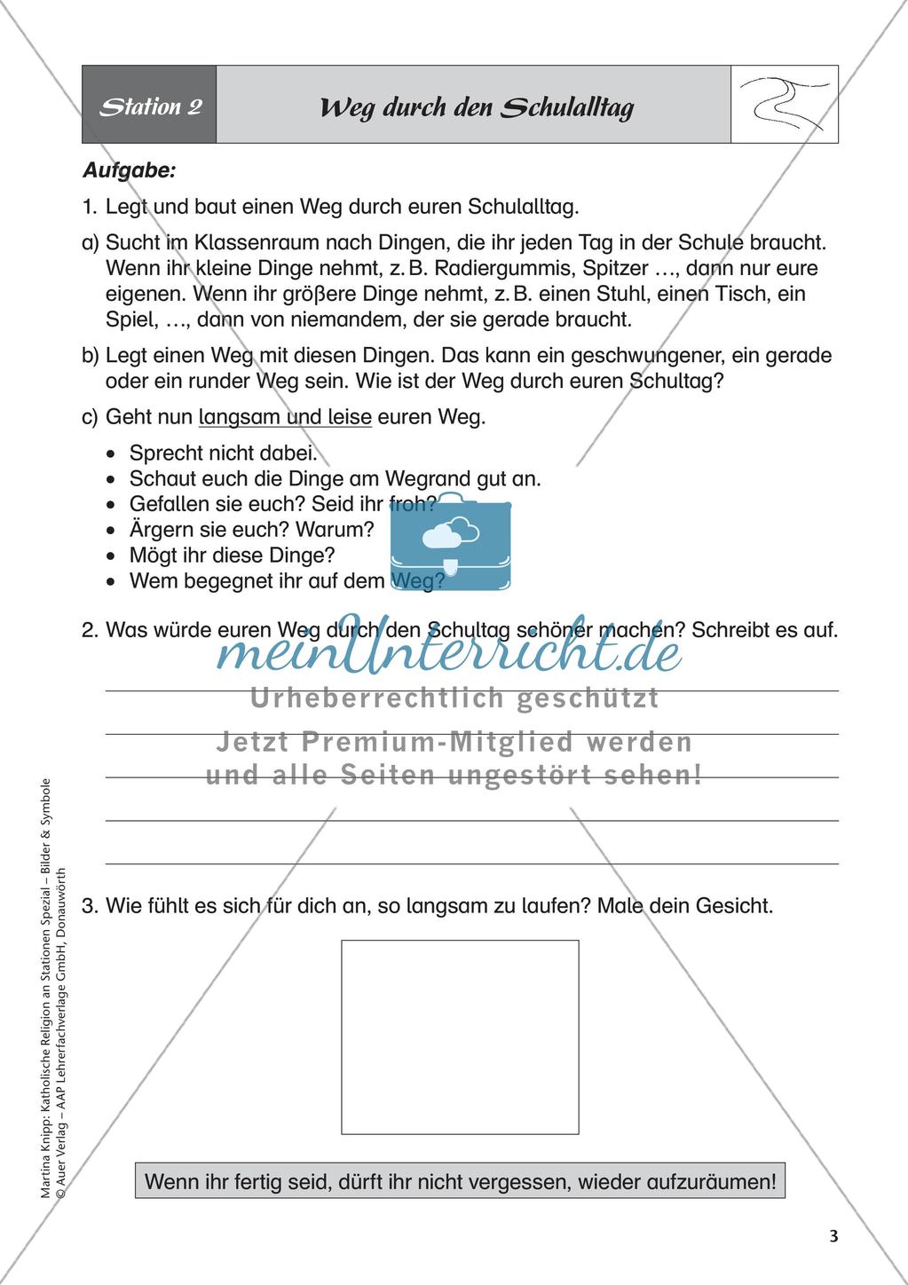 Kath. Religion an Stationen: Symbol Weg Preview 5
