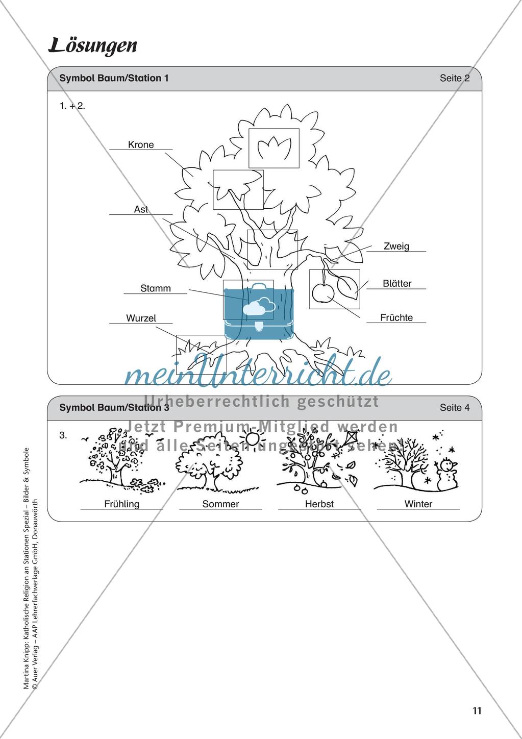 Kath. Religion an Stationen: Symbol Baum Preview 13