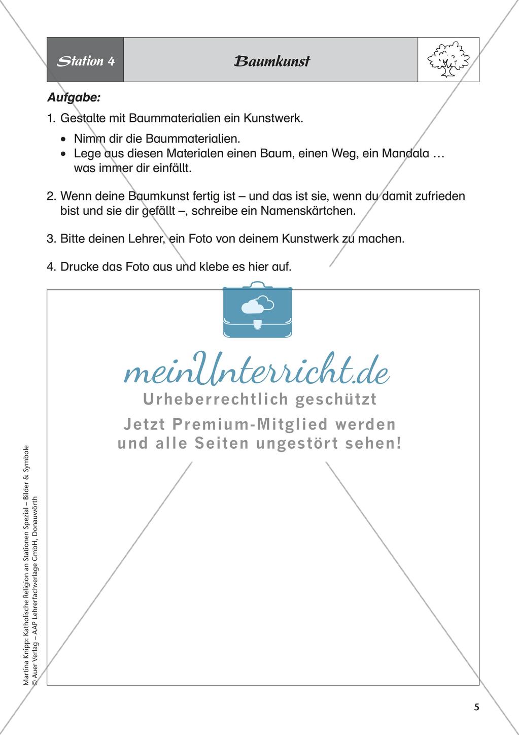 Kath. Religion an Stationen: Symbol Baum Preview 7