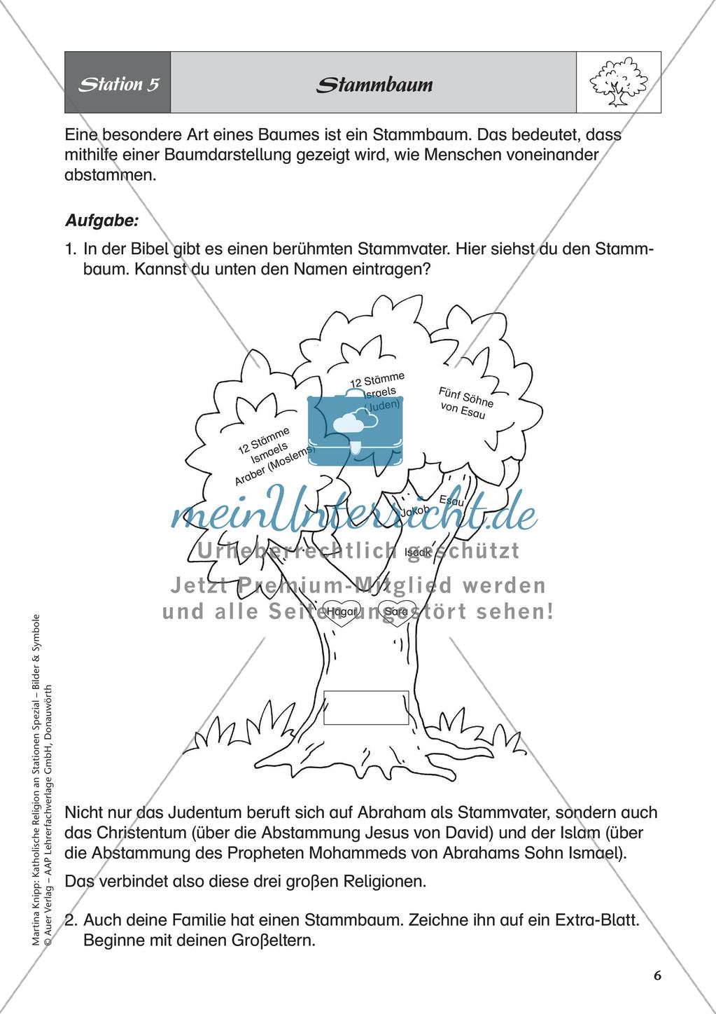 Kath. Religion an Stationen: Symbol Baum Preview 8