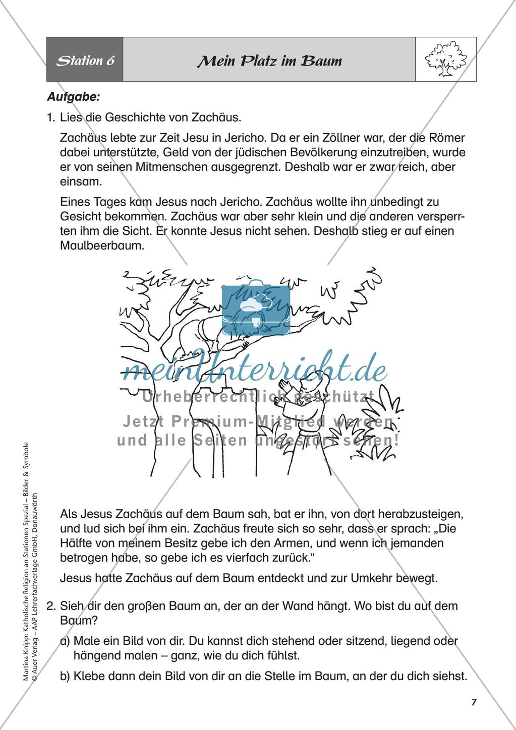 Kath. Religion an Stationen: Symbol Baum Preview 9