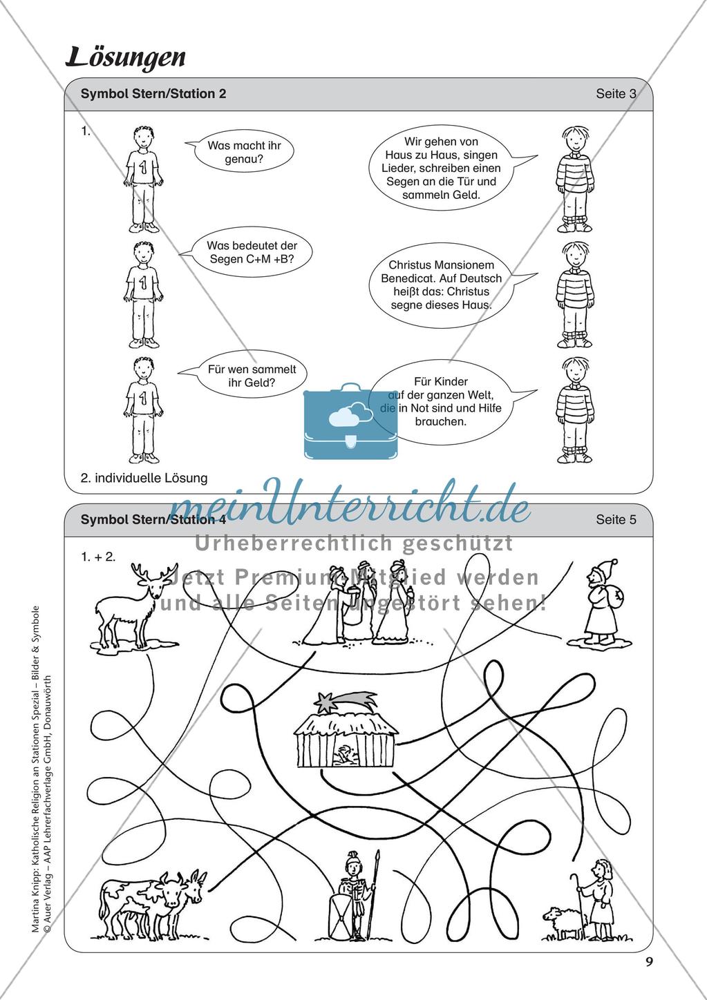 Kath. Religion an Stationen: Symbol Stern Preview 11