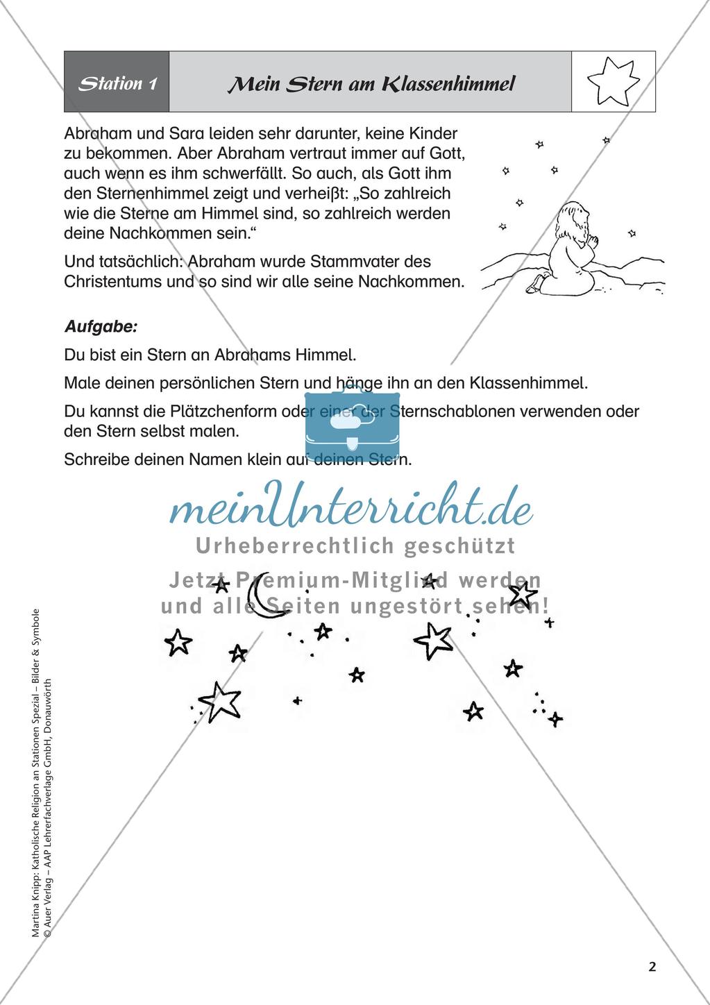 Kath. Religion an Stationen: Symbol Stern Preview 4