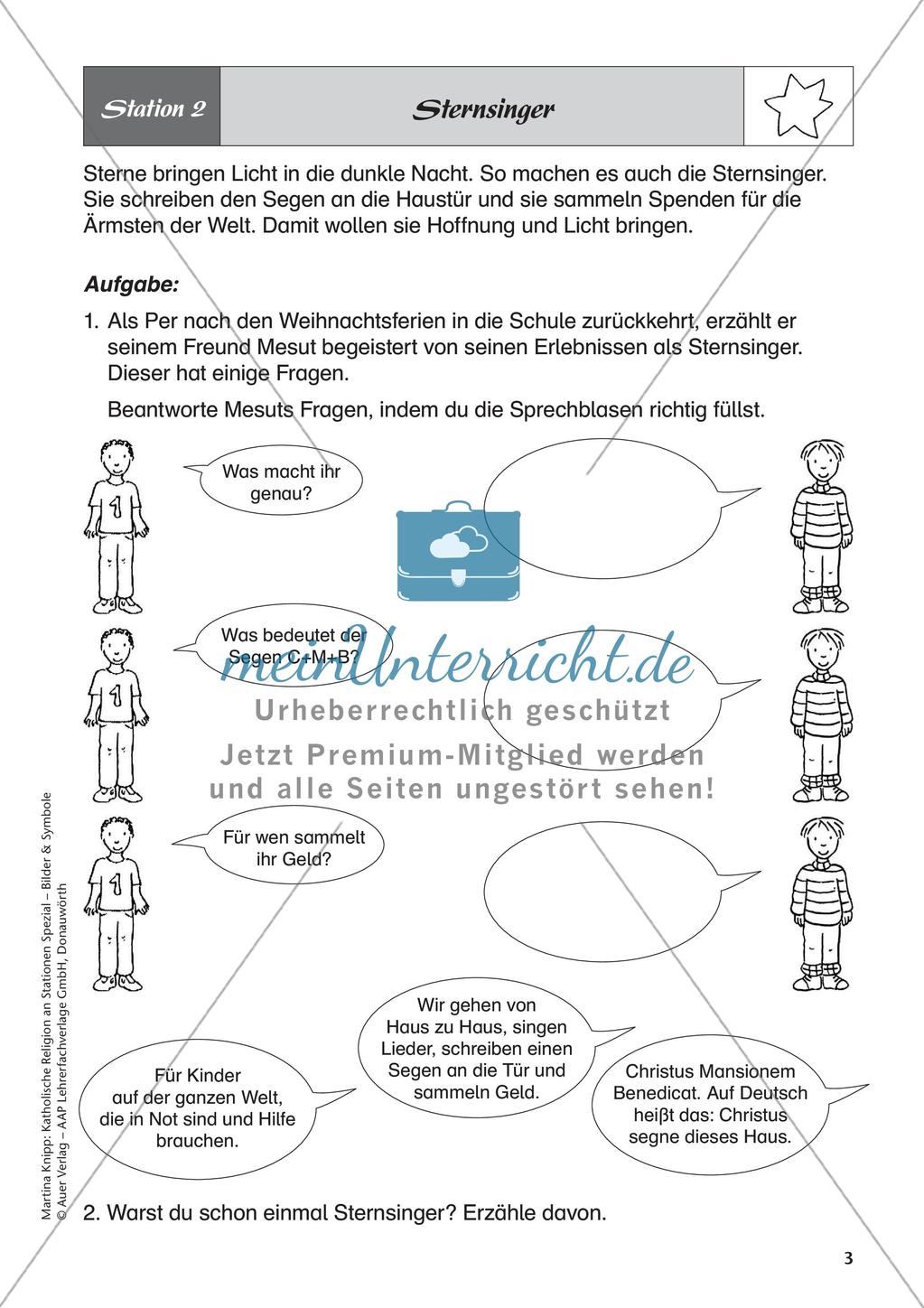 Kath. Religion an Stationen: Symbol Stern Preview 5
