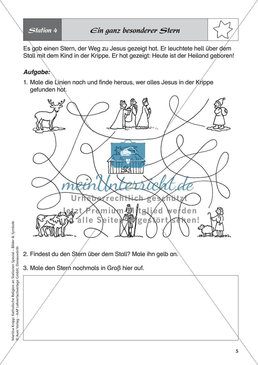 Kath. Religion an Stationen: Symbol Stern Preview 7