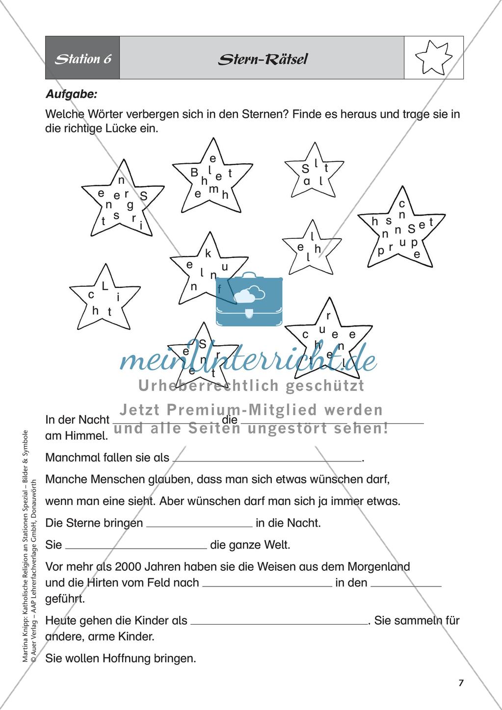 Kath. Religion an Stationen: Symbol Stern Preview 9