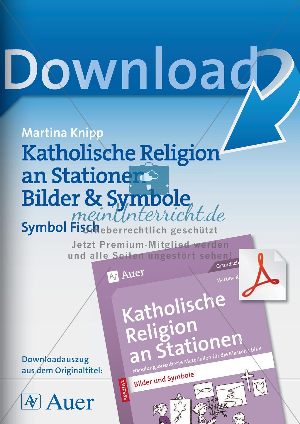 Kath. Religion an Stationen: Symbol Fisch Preview 1