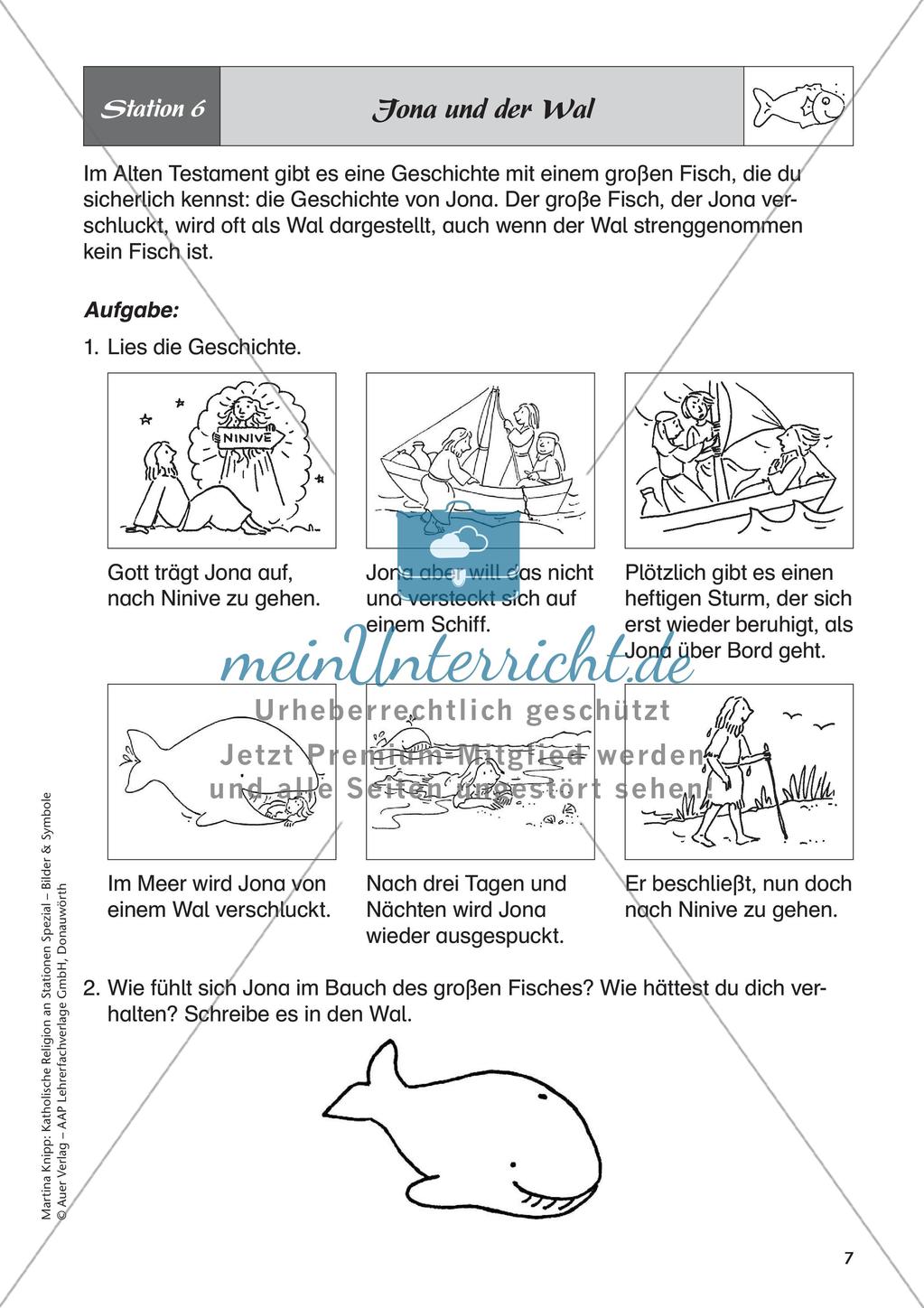 Kath. Religion an Stationen: Symbol Fisch Preview 9