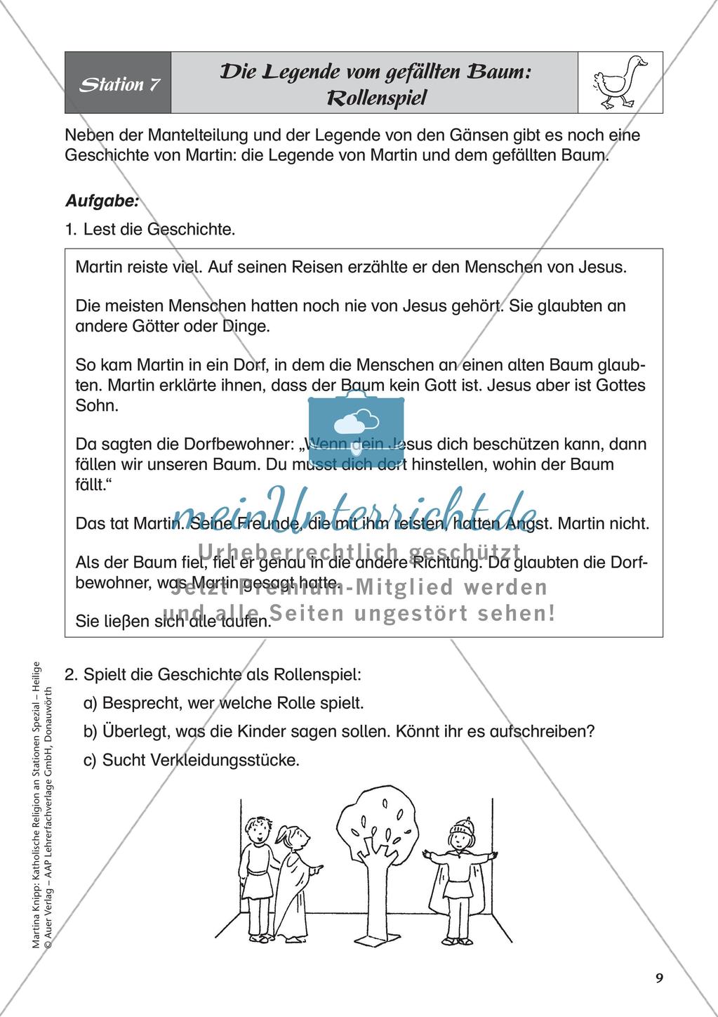 Kath. Religion an Stationen: Martin von Tours Preview 11