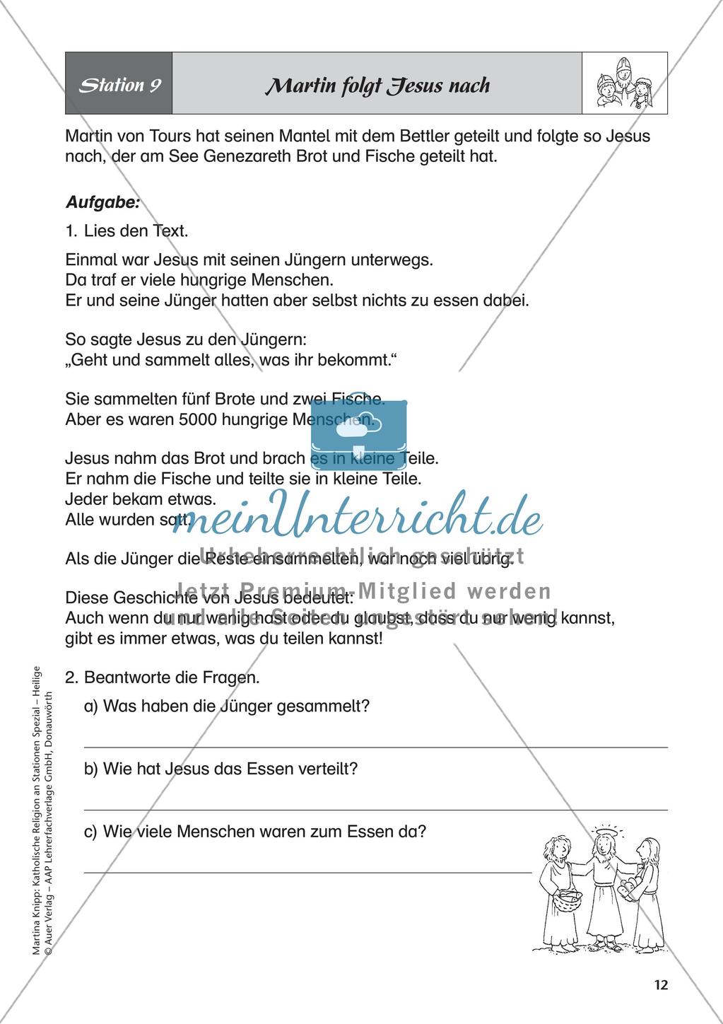 Kath. Religion an Stationen: Martin von Tours Preview 14