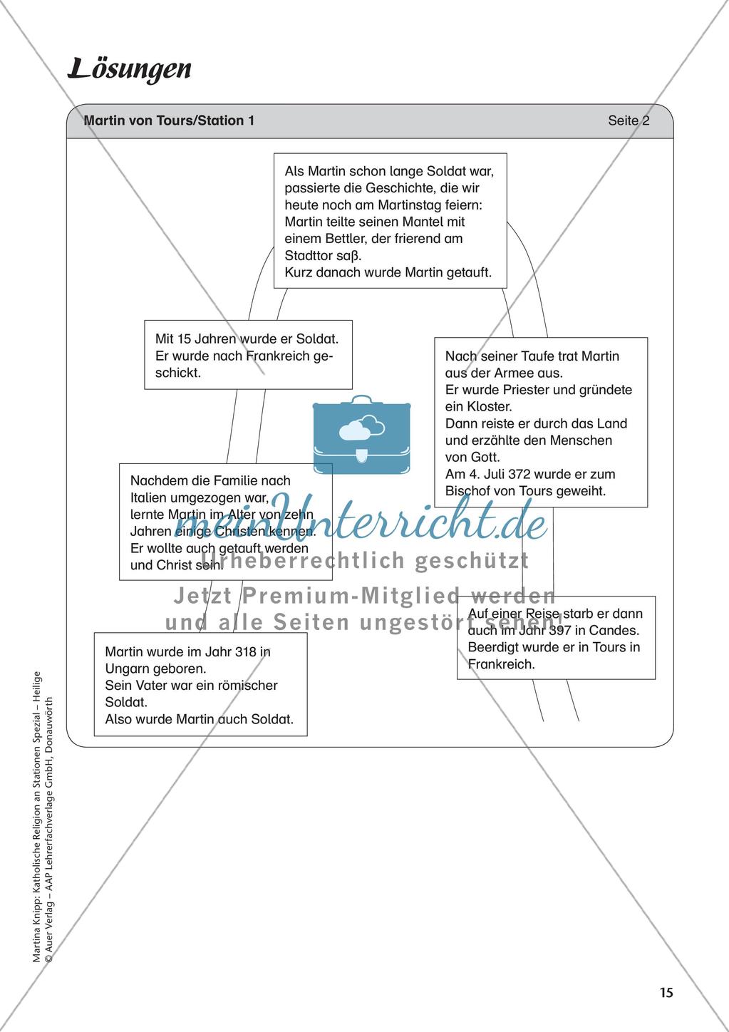Kath. Religion an Stationen: Martin von Tours Preview 17