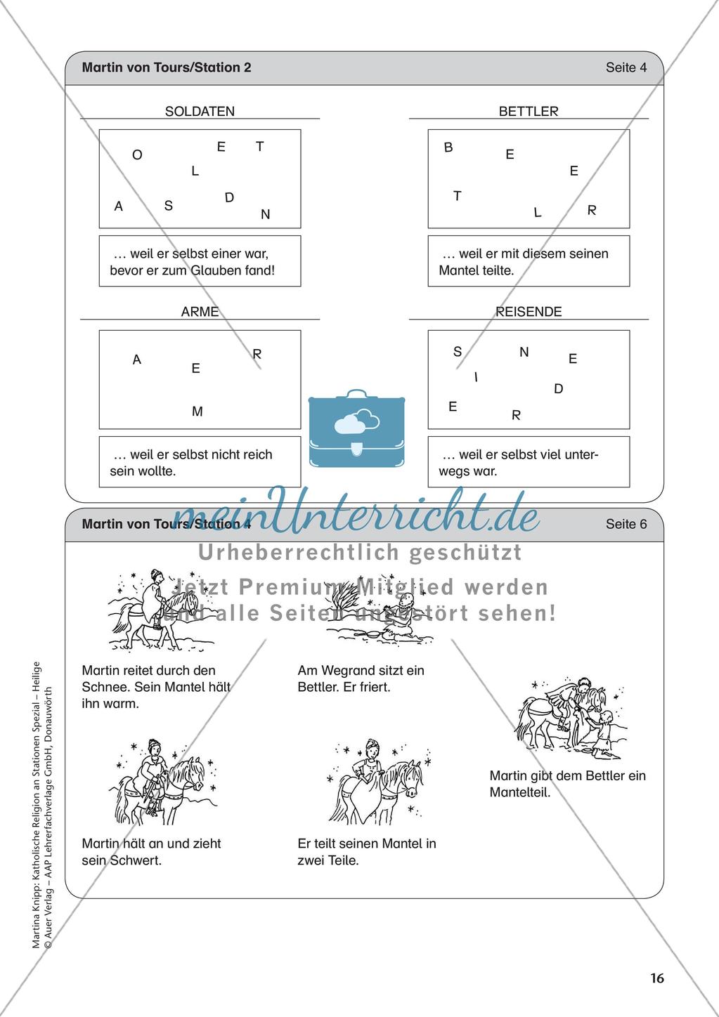 Kath. Religion an Stationen: Martin von Tours Preview 18