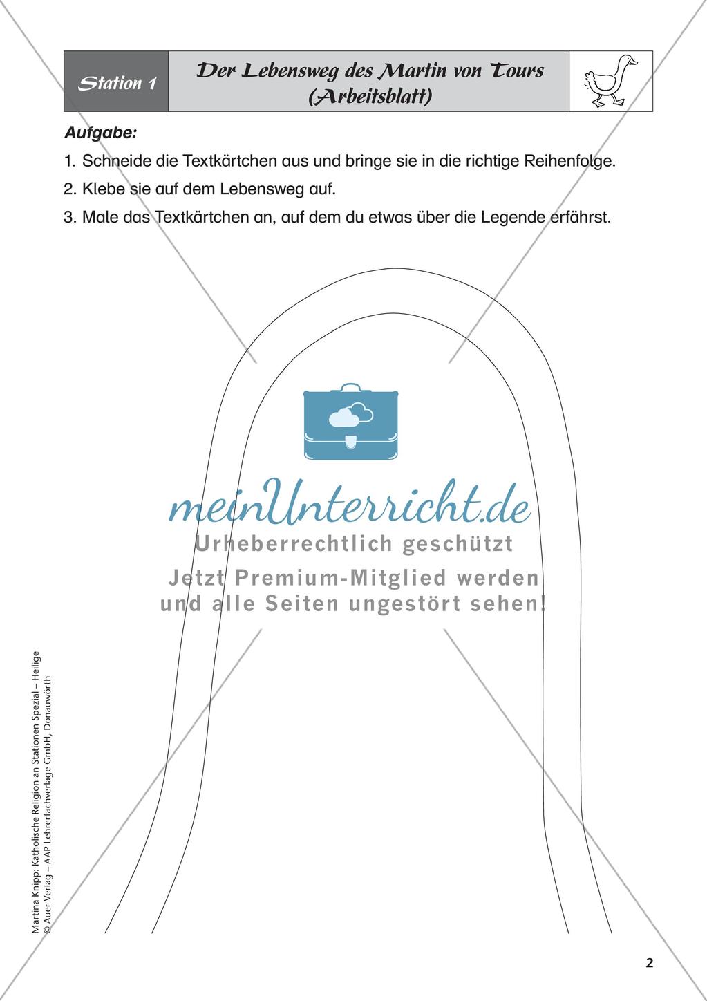 Kath. Religion an Stationen: Martin von Tours Preview 4
