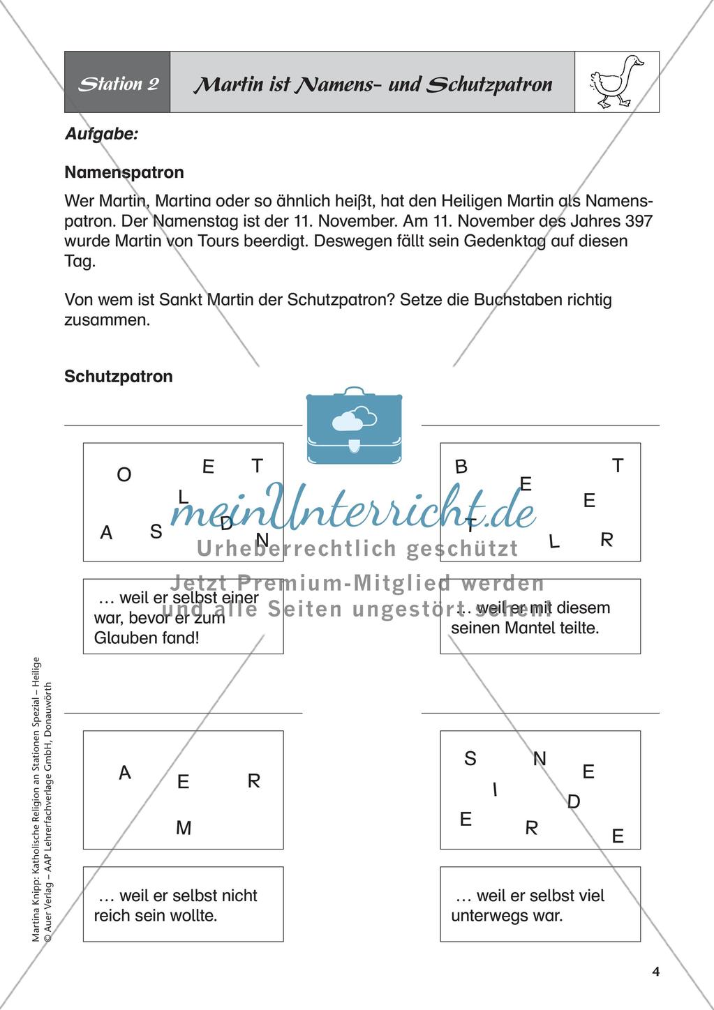 Kath. Religion an Stationen: Martin von Tours Preview 6