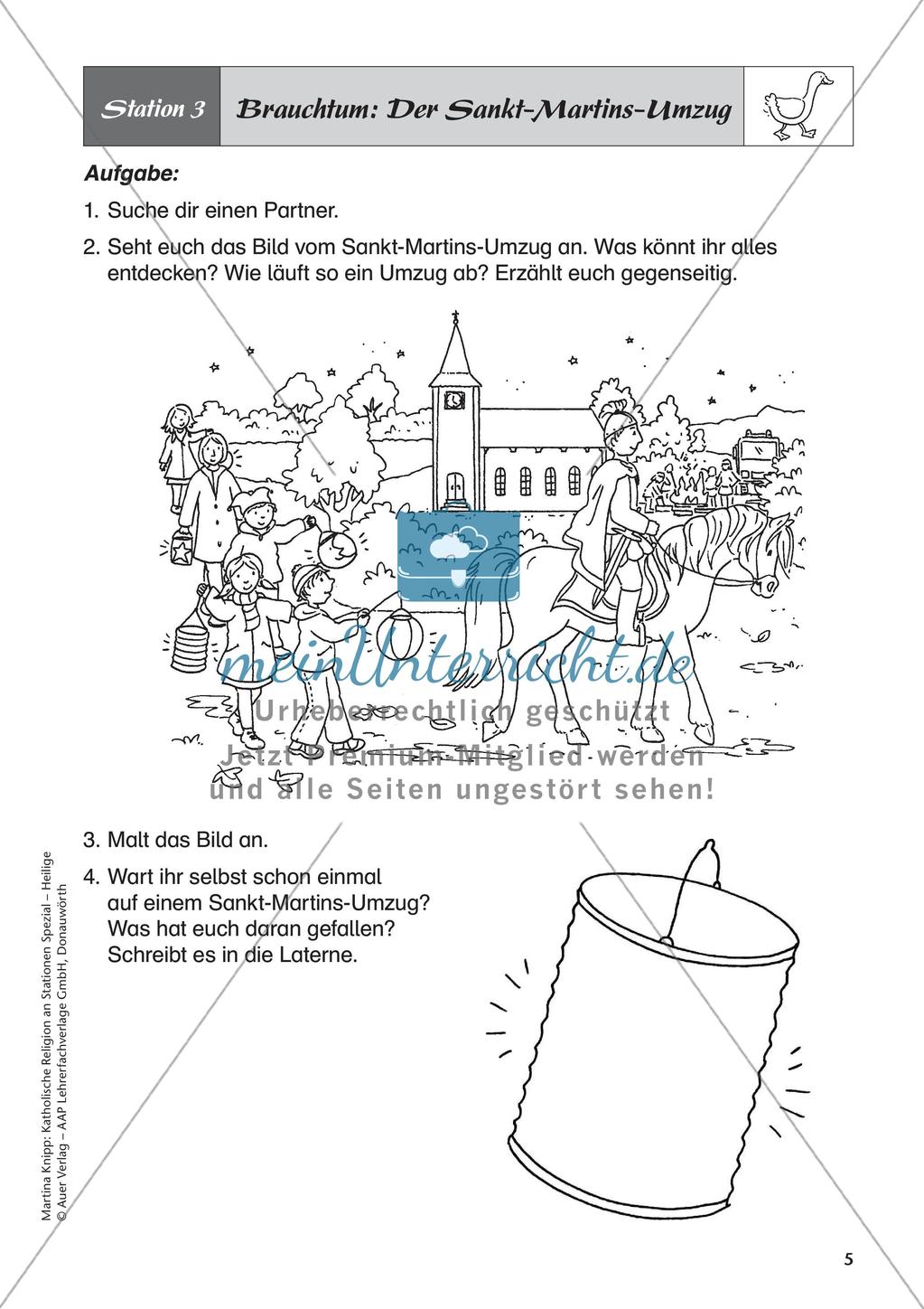 Kath. Religion an Stationen: Martin von Tours Preview 7