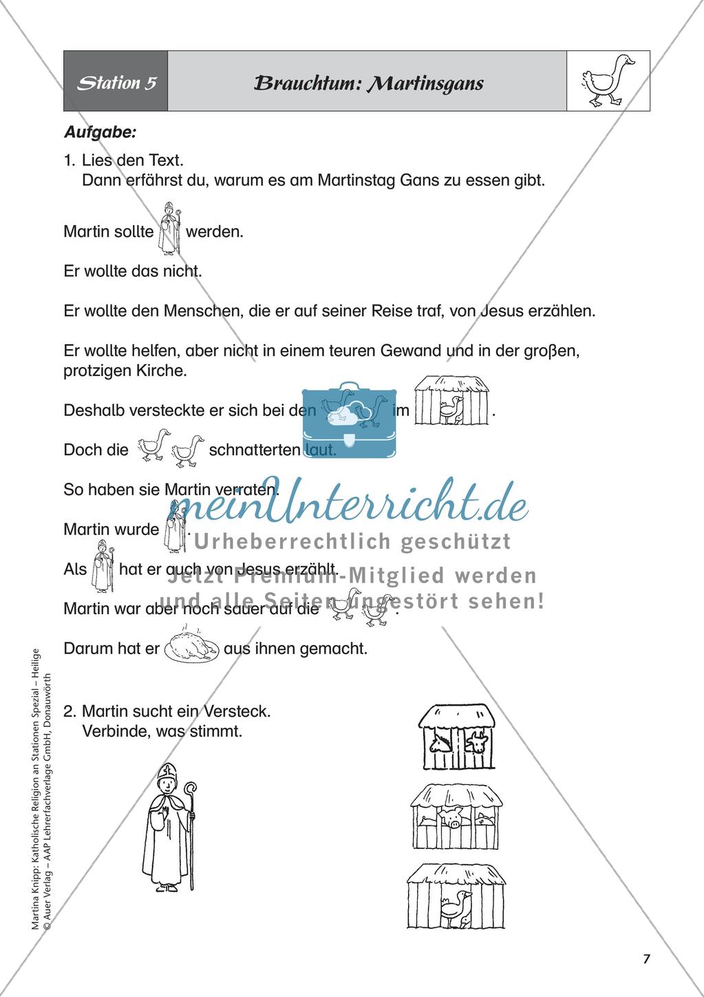 Kath. Religion an Stationen: Martin von Tours Preview 9