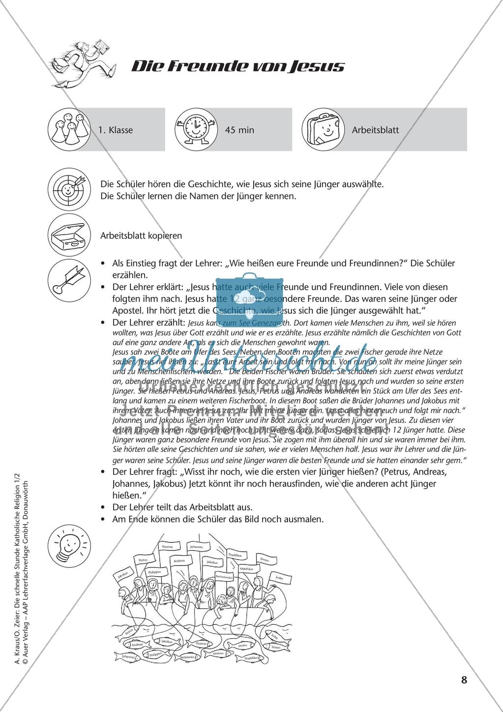 Die schnelle Stunde Kath. Religion: Klasse 1 Preview 10