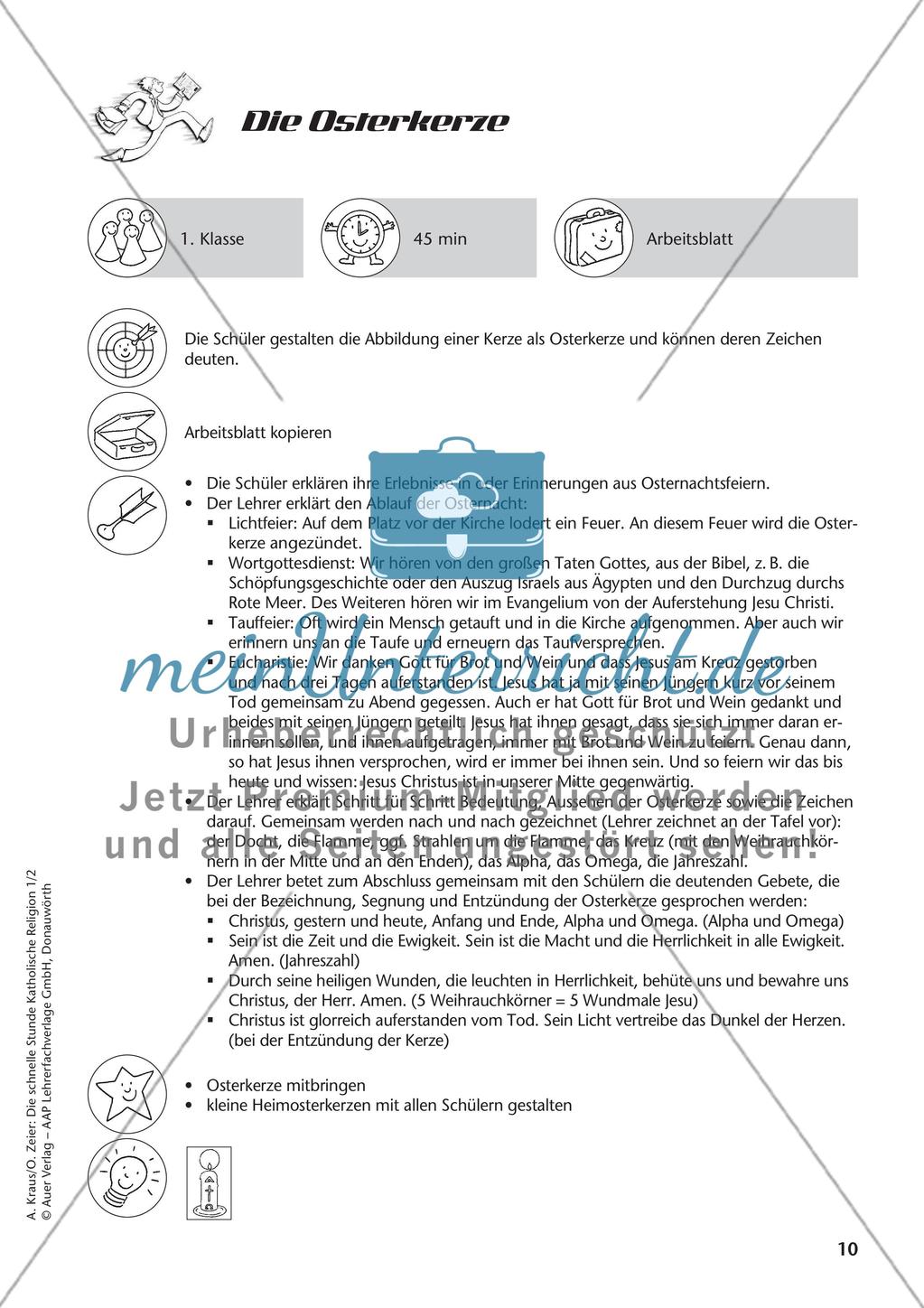 Die schnelle Stunde Kath. Religion: Klasse 1 Preview 12