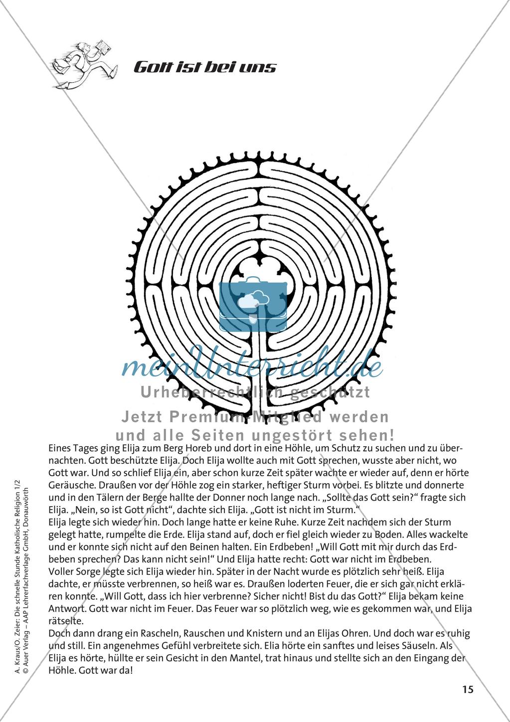 Die schnelle Stunde Kath. Religion: Klasse 1 Preview 17