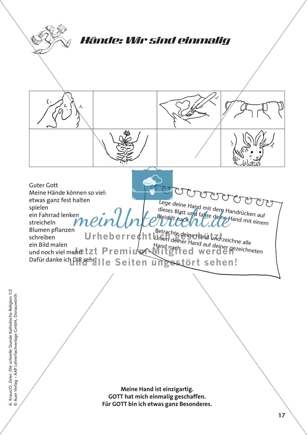 Die schnelle Stunde Kath. Religion: Klasse 1 Preview 19