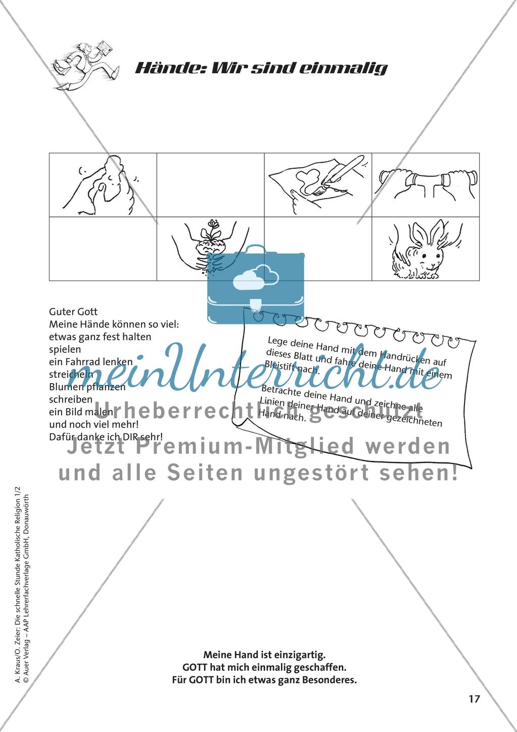 Die schnelle Stunde Kath. Religion: Klasse 1 Preview 19