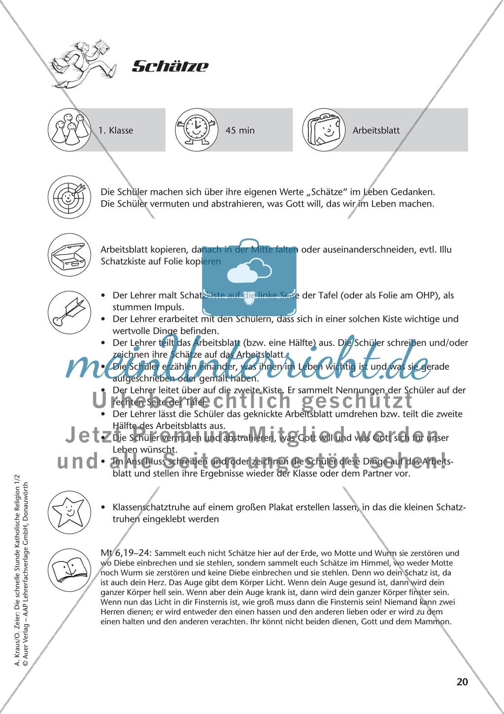 Die schnelle Stunde Kath. Religion: Klasse 1 Preview 22