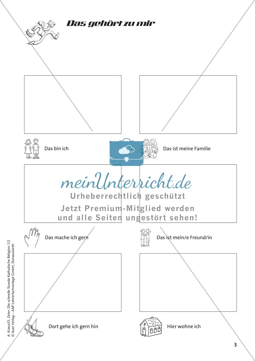 Die schnelle Stunde Kath. Religion: Klasse 1 Preview 5