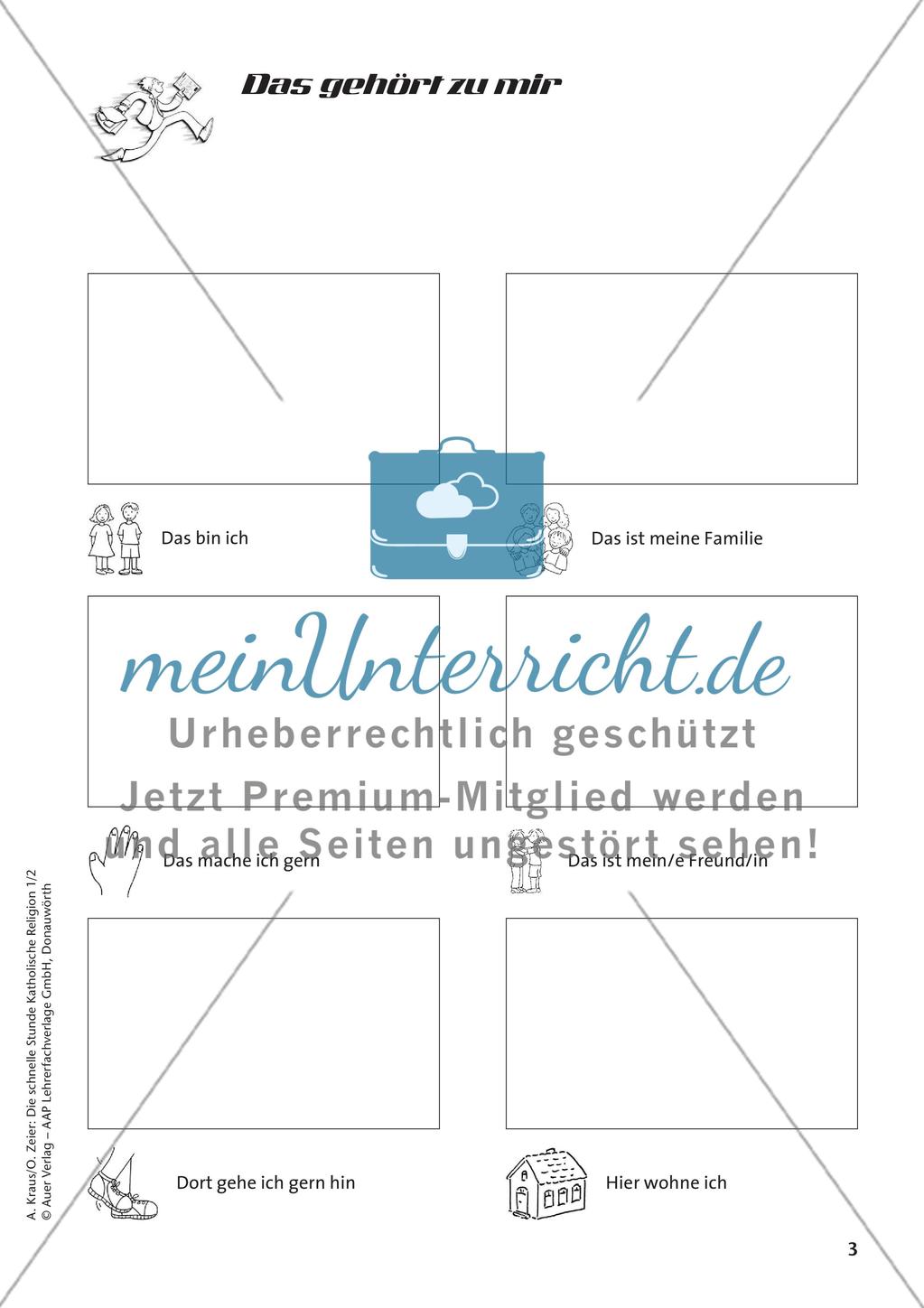Die schnelle Stunde Kath. Religion: Klasse 1 Preview 5