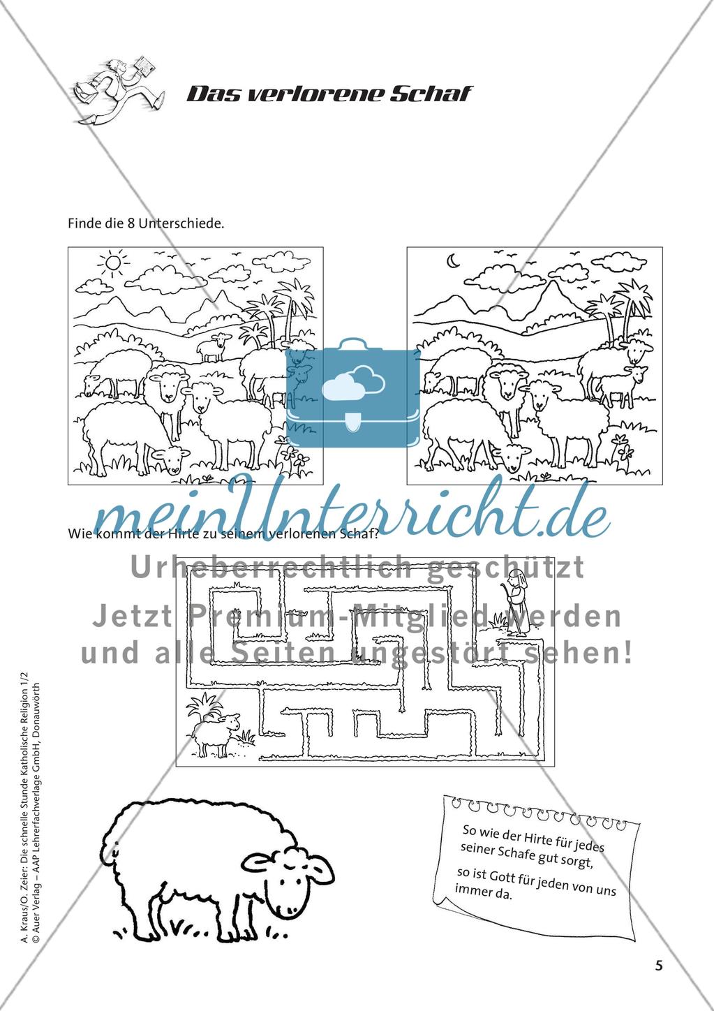 Die schnelle Stunde Kath. Religion: Klasse 1 Preview 7