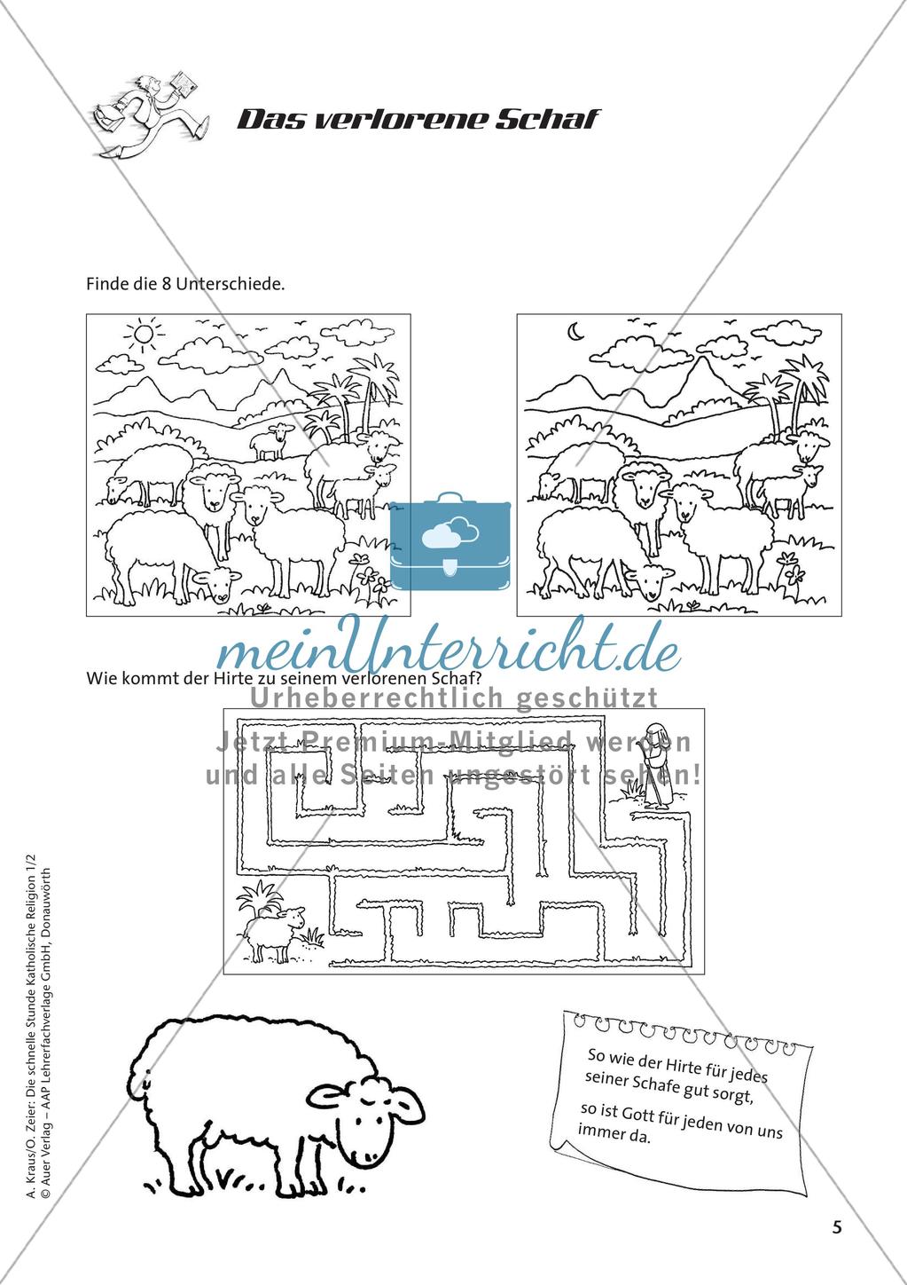 Die schnelle Stunde Kath. Religion: Klasse 1 Preview 7