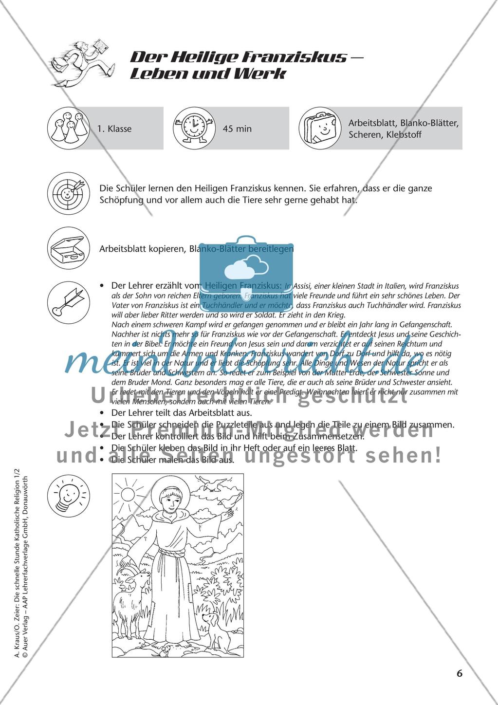 Die schnelle Stunde Kath. Religion: Klasse 1 Preview 8