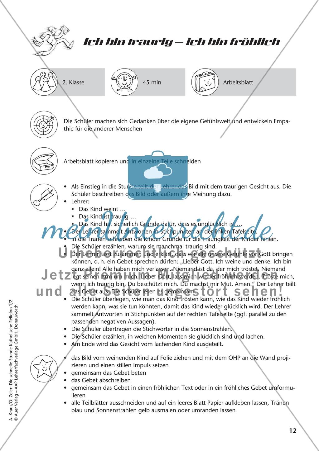 Die schnelle Stunde Kath. Religion: Klasse 2 Preview 14