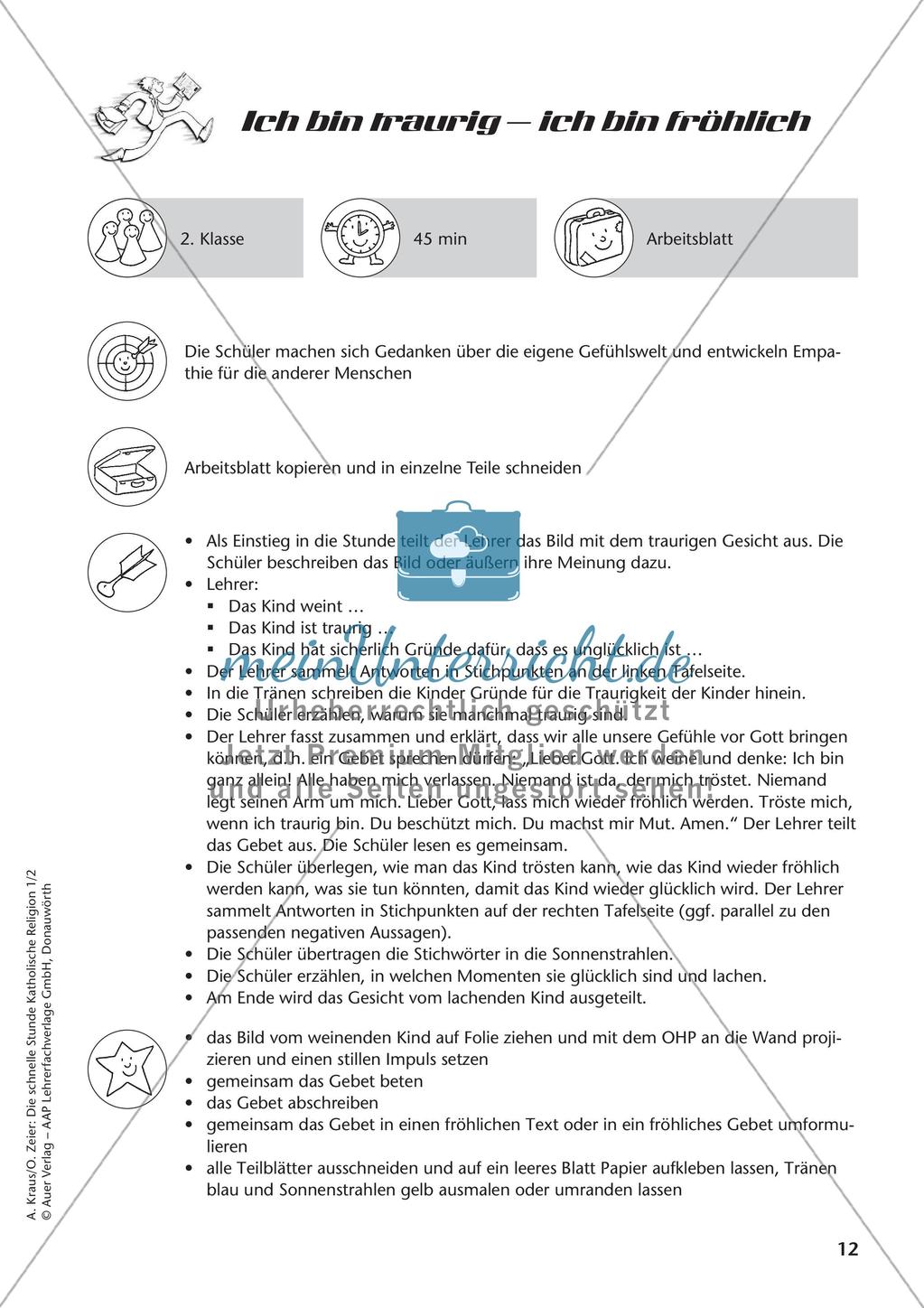 Die schnelle Stunde Kath. Religion: Klasse 2 Preview 14