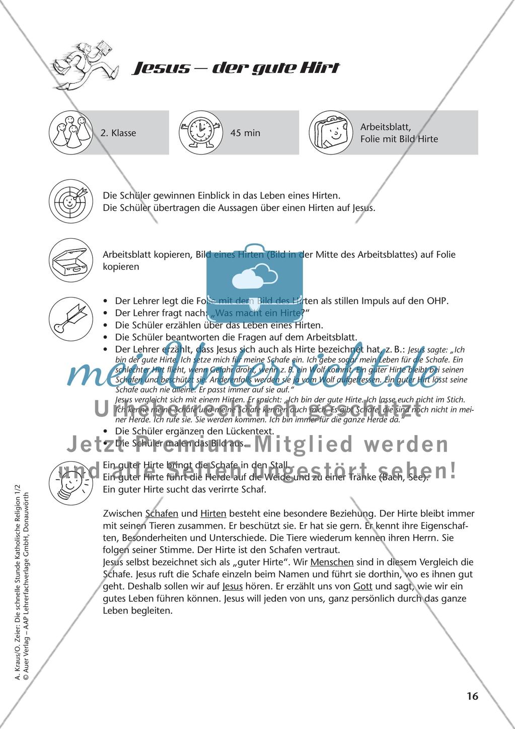 Die schnelle Stunde Kath. Religion: Klasse 2 Preview 18