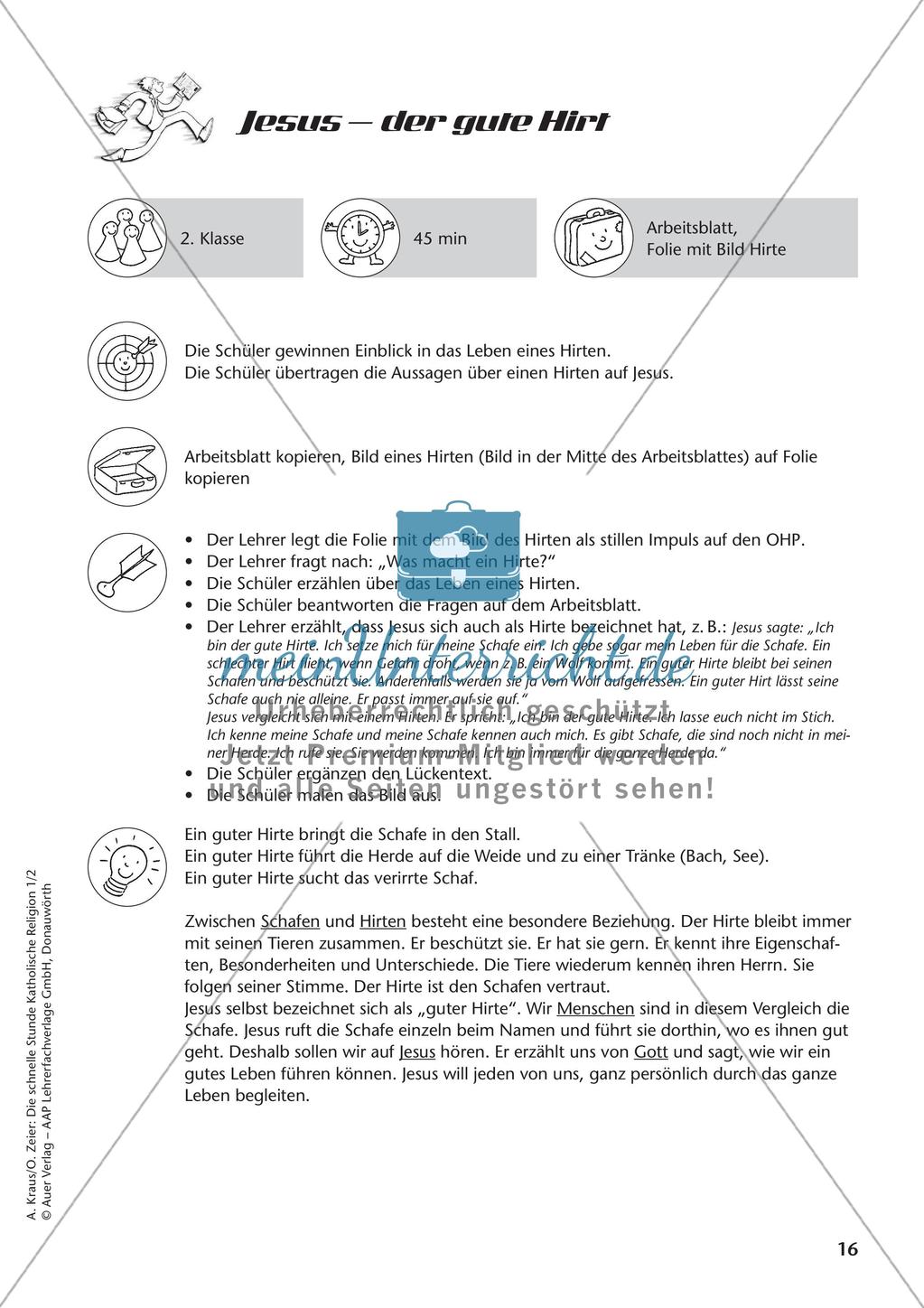 Die schnelle Stunde Kath. Religion: Klasse 2 Preview 18