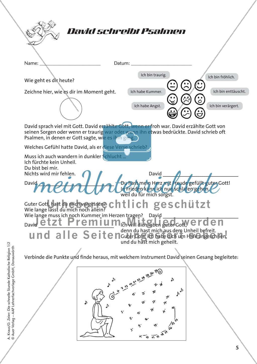 Die schnelle Stunde Kath. Religion: Klasse 2 Preview 7