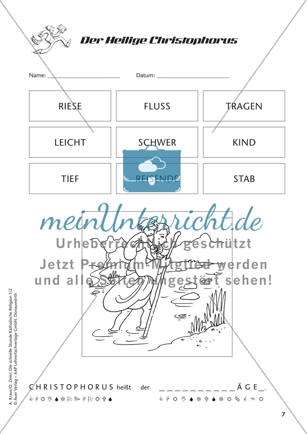 Die schnelle Stunde Kath. Religion: Klasse 2 Preview 9