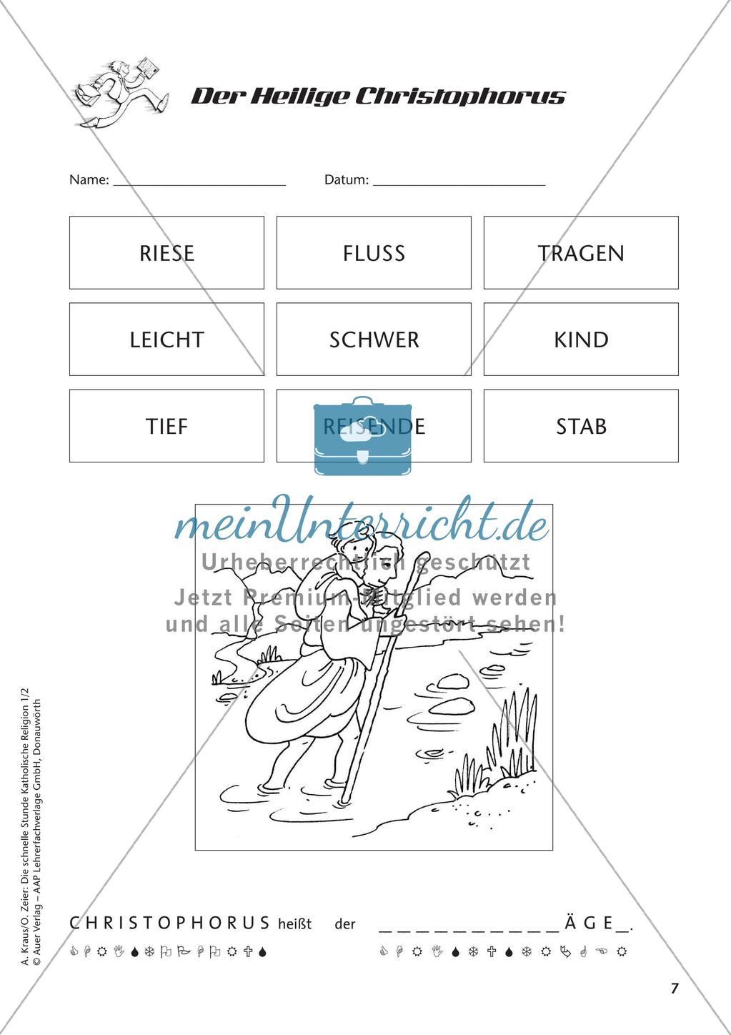Die schnelle Stunde Kath. Religion: Klasse 2 Preview 9