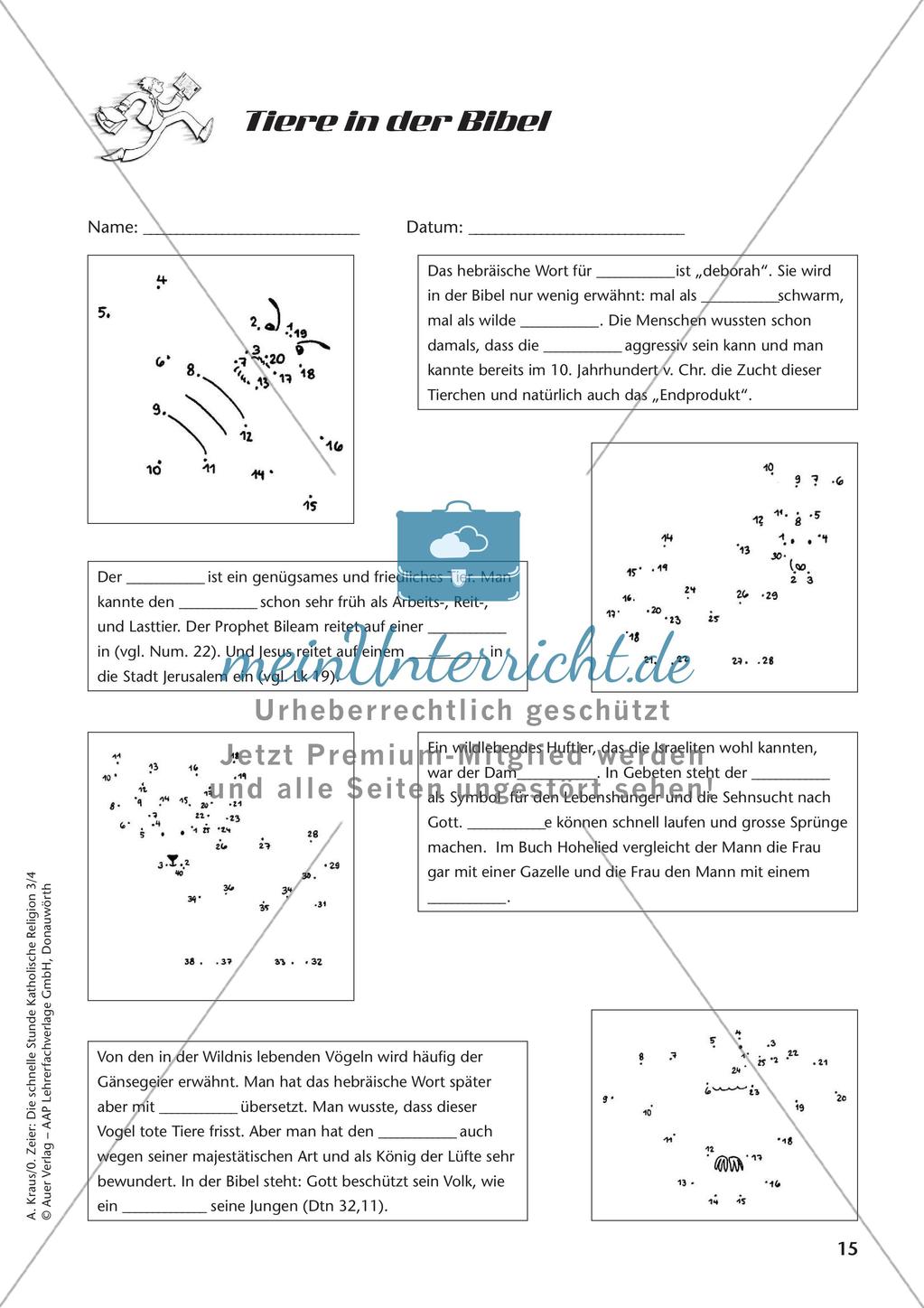 Die schnelle Stunde Kath. Religion: Klasse 3 Preview 17