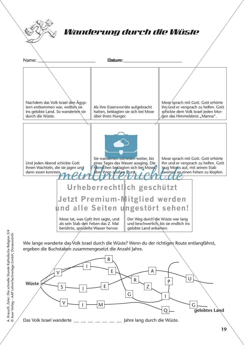 Die schnelle Stunde Kath. Religion: Klasse 3 Preview 21