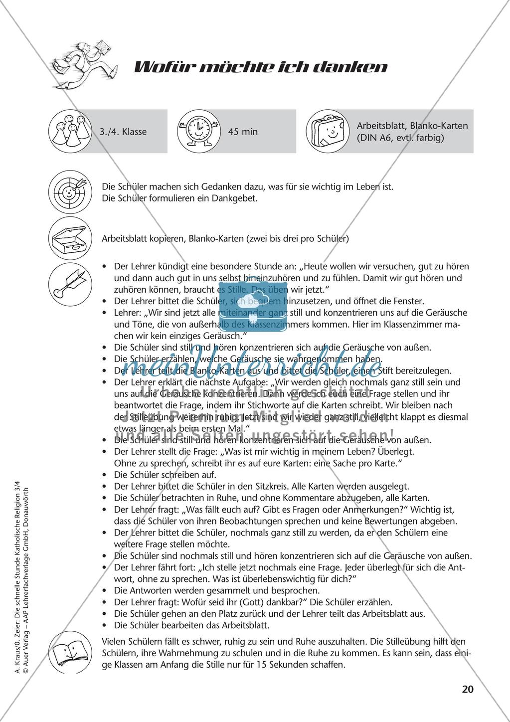 Die schnelle Stunde Kath. Religion: Klasse 3 Preview 22