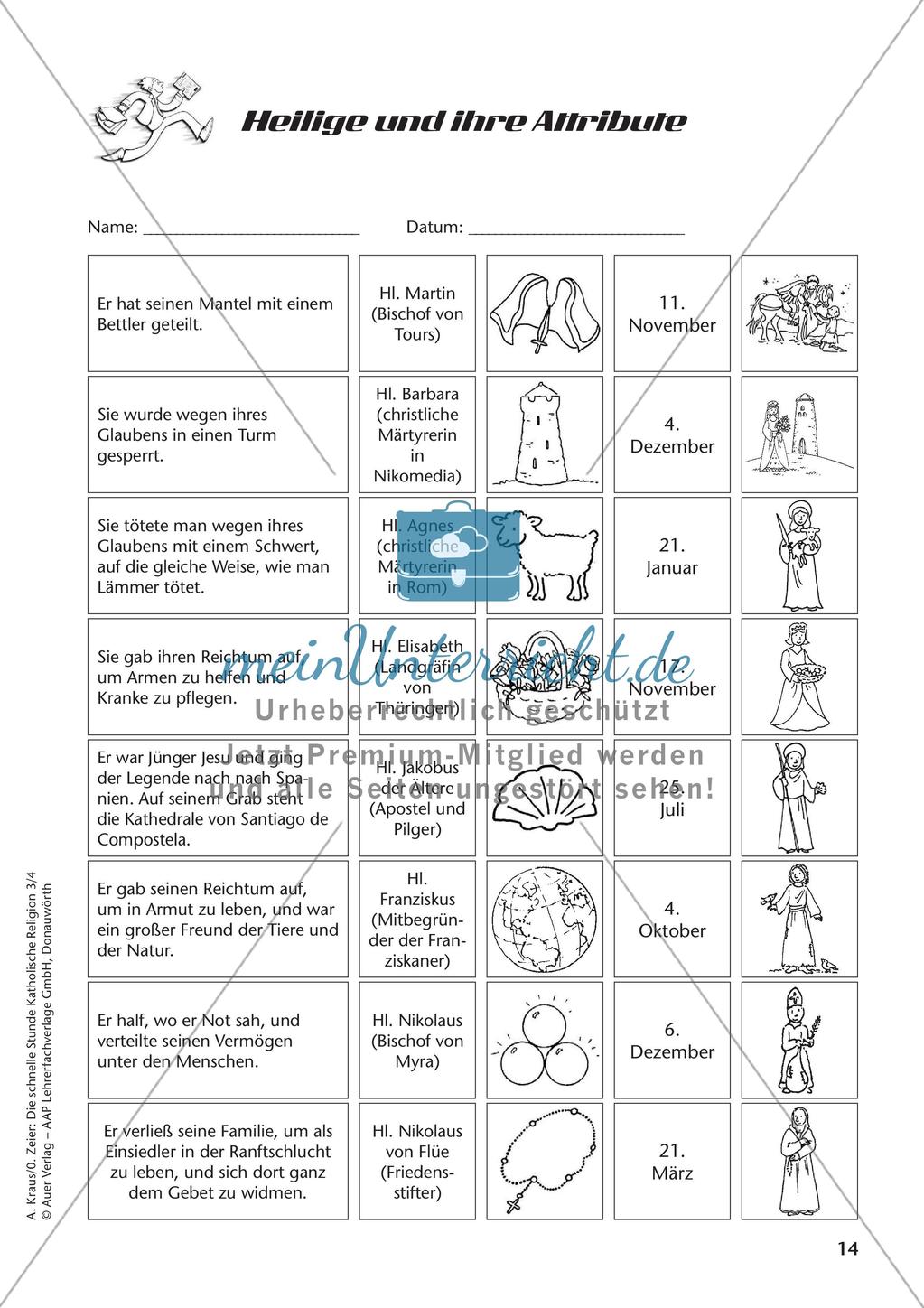 Die schnelle Stunde Kath. Religion: Klasse 4 Preview 16