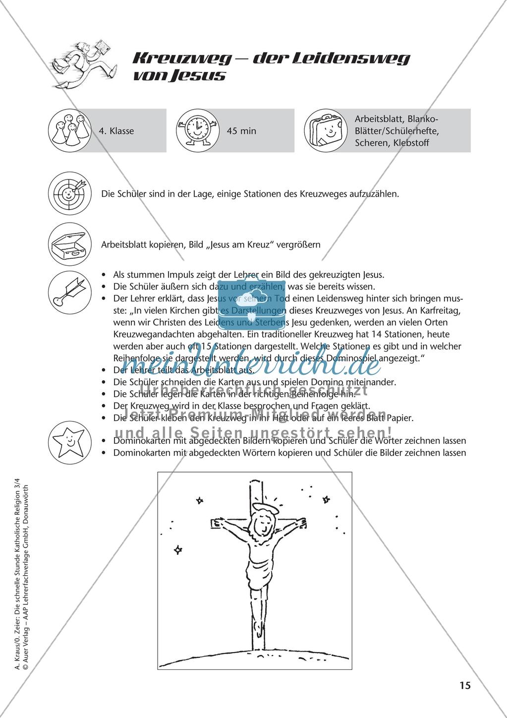 Die schnelle Stunde Kath. Religion: Klasse 4 Preview 17
