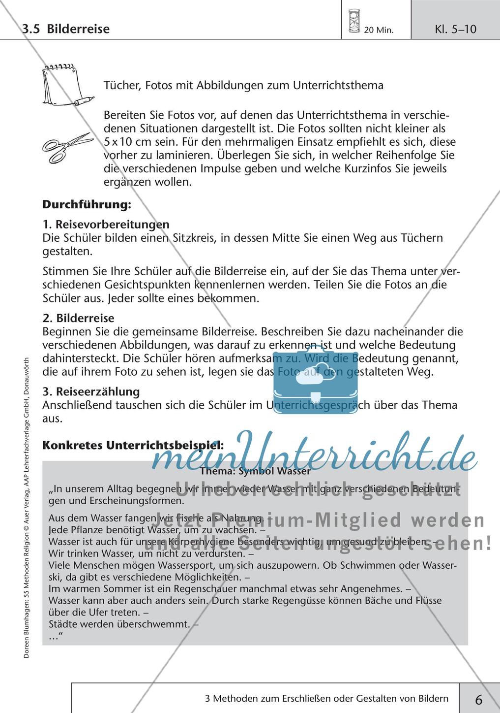 Methoden Religion: Erschließen und Gestalten von Bildern Preview 8