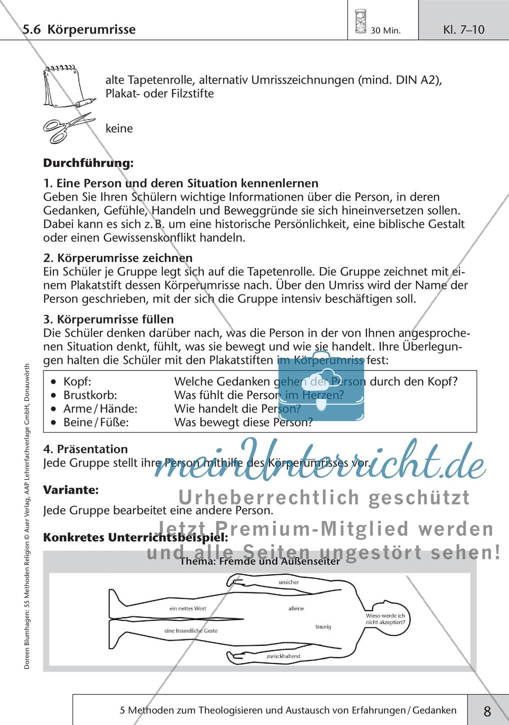 Methoden Religion: Theologisieren und Gedankenaustausch Preview 10